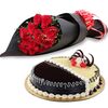 send flower with cake to dhaka