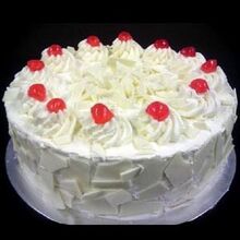 Yummy Yummy  White Forest Round Cake to Dhaka Bangladesh