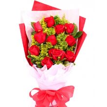 send 12 red roses to dhaka